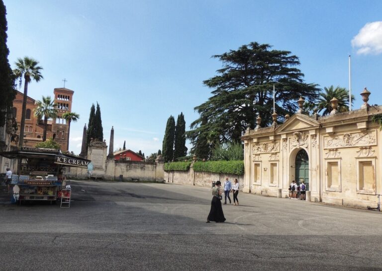 Piazza dei Cavalieri di Malta on the Aventine Hill in Rome