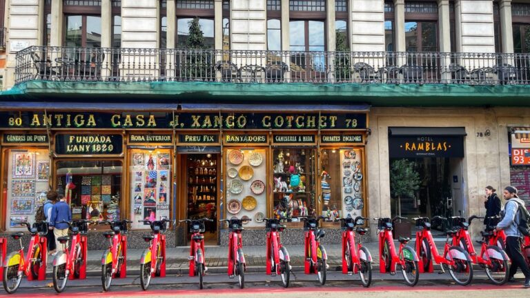 la rambla in barcelona