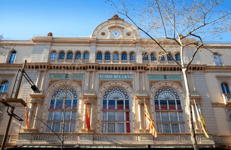 liceu theater in barcelona la rambla