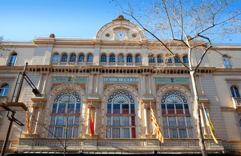 liceu theater in barcelona la rambla