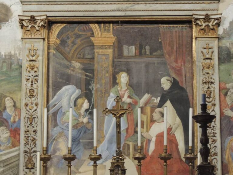 detail from the carafa chapel in rome