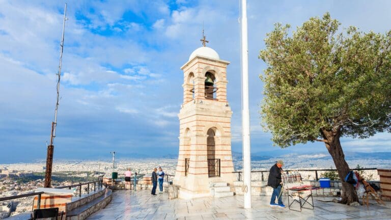 lycabettus tower in athens