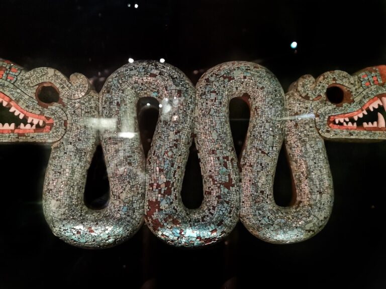 Mexican Serpent Mosaic in the british museum