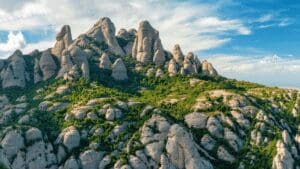 montserrat monastery and mountain on a day trip from barcelona