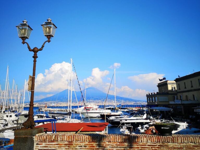 boats in naples harbor