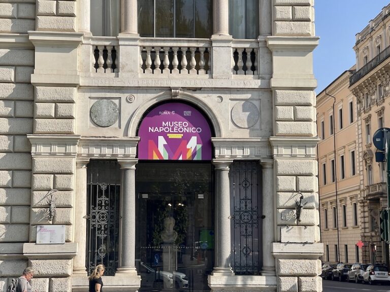 The Napoleonic Museum Rome Exterior view of the entrance