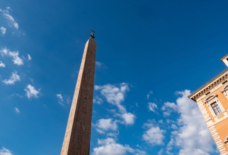 The Ancient Egyptian Obelisk outside San Giovanni in Laterano