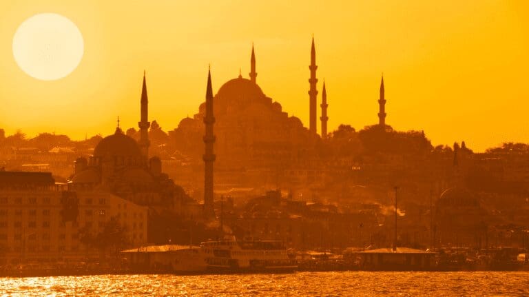 istanbul seen from the water