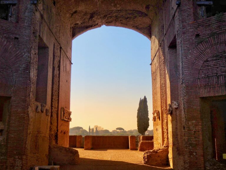 the domus augustana on the palatine hill