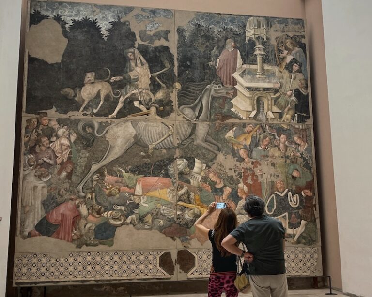 the amazing triumph of death in palazzo abatellis in palermo