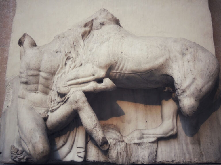 How did the marbles end up in England?