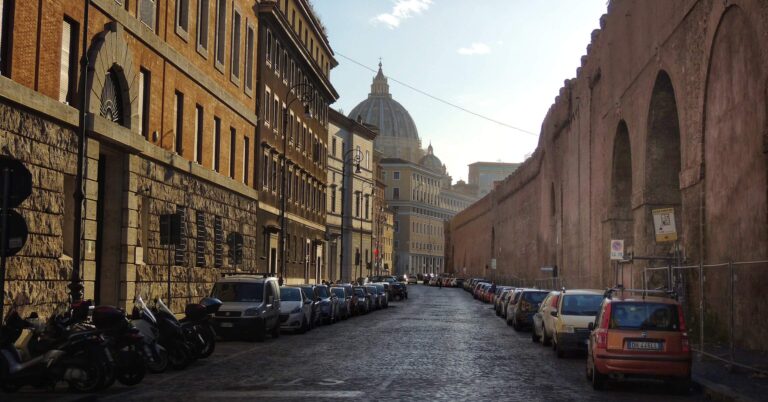 the secret passetto del borgo leads from the vatican to castel sant'anglel in rome