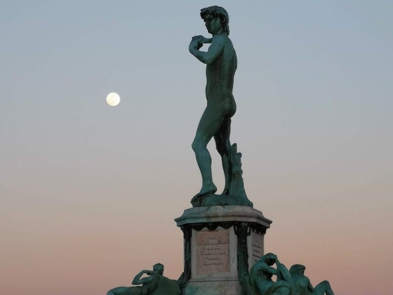 Piazzale Michelangelo Florence David Statue Sunset