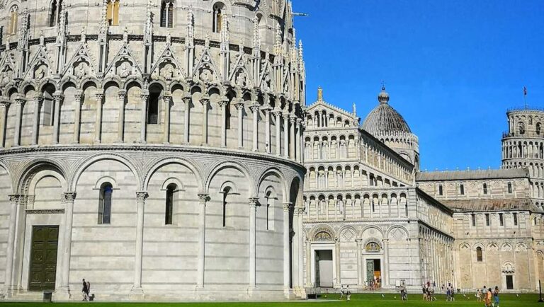 the baptistery of pisa