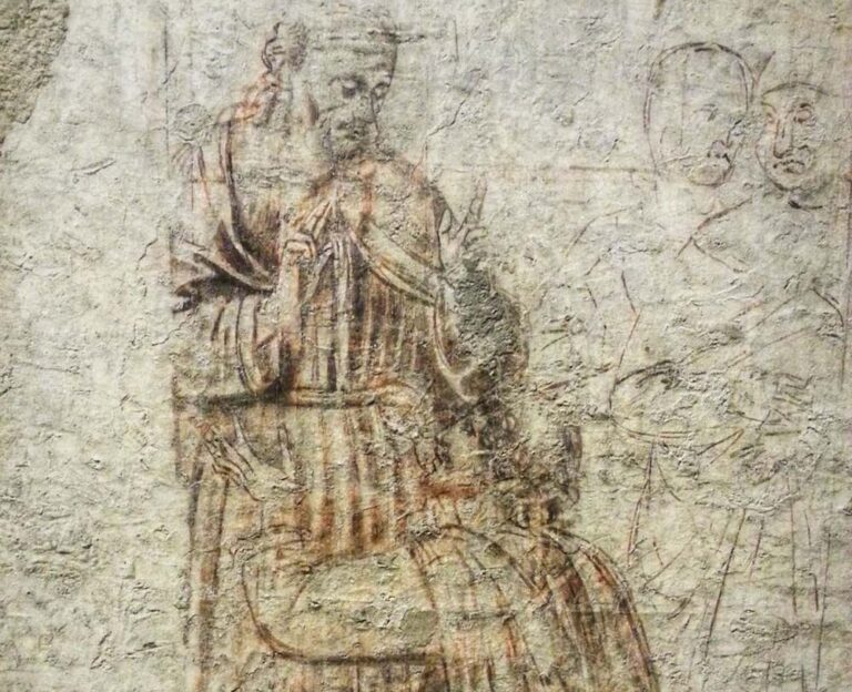 detail from the sinopie museum in pisa