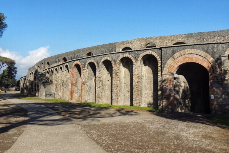 External view of The Amphitheatre of Pompeii