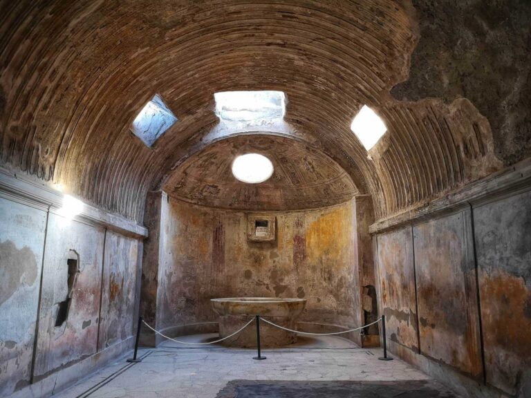 The Forum Baths in Pompeii Italy