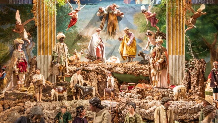 A Nativity Scene in Rome