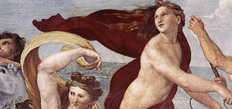 Fresco showing Raphael's Triumph of Galatea
