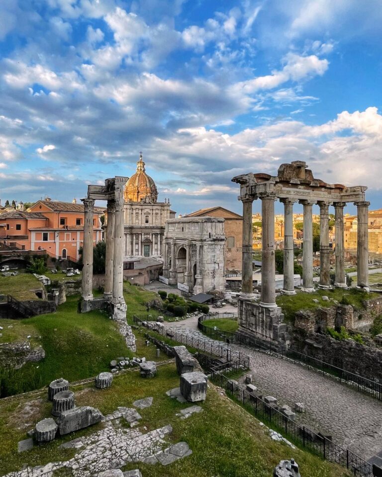 spring in the roman forum