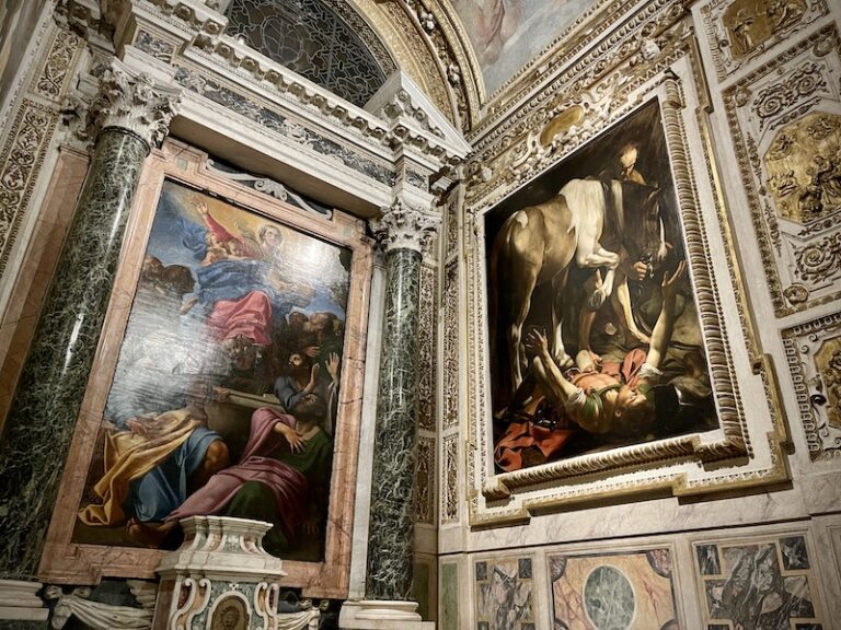 Caravaggios paintings in Santa Maria del Popolo