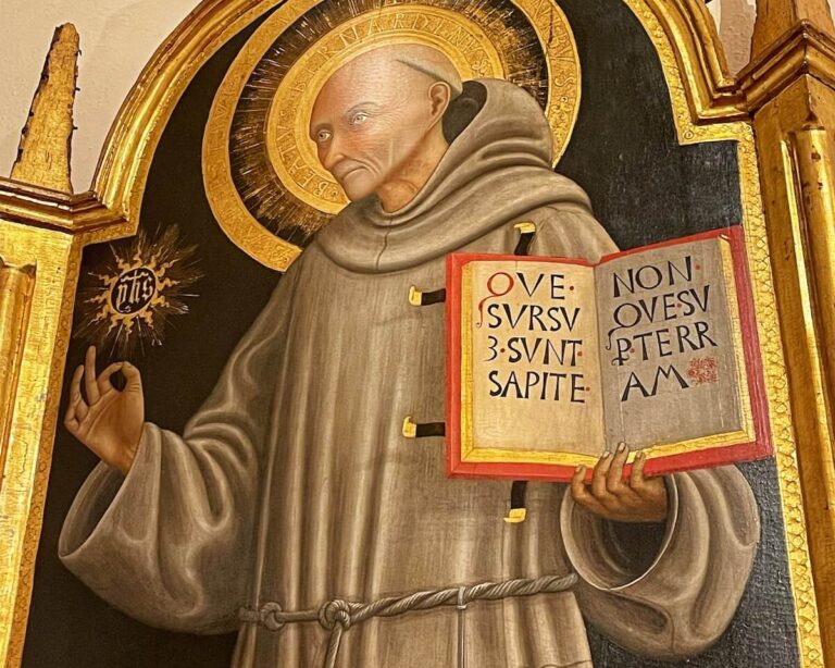 St. Bernardino of Siena Portrait painting