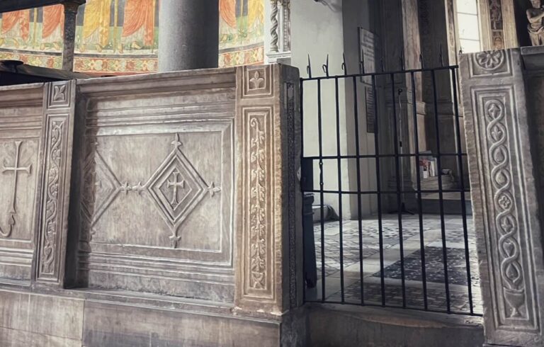 The schola cantorum of the Basilica of San Clemente in Rome