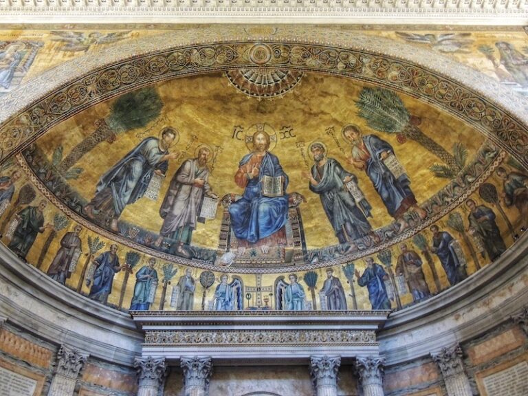 Apse Mosaic of the Basilica of San Paolo Fuori le Mura Rome