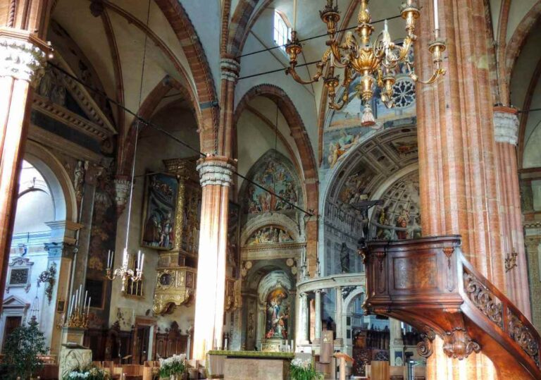 Pop into Verona’s spectacular churches