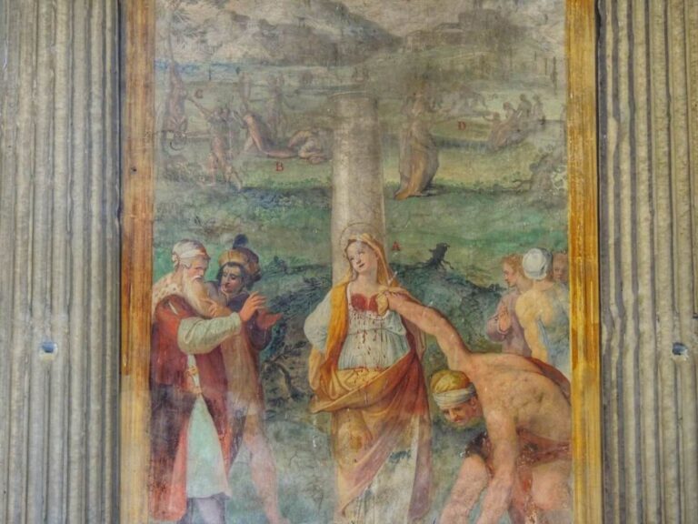 saint agatha martyrdom in santo stefano rotondo
