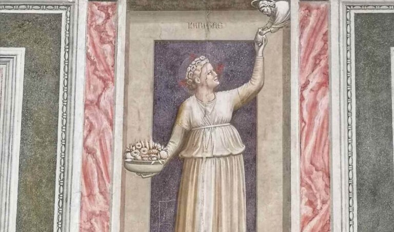 the virtues in the scrovegni chapel