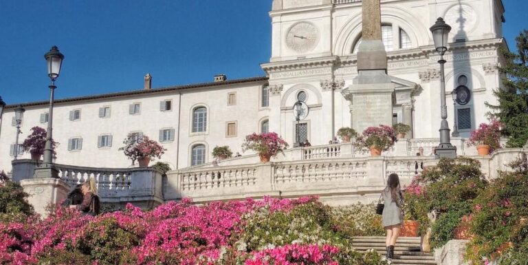 Flowers on the Spanish Steps