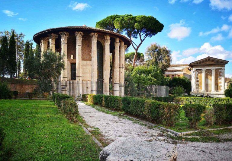 The ancient temple of Hercules Victor, a possible original location of the Bocca