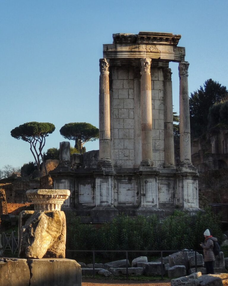 Temple of Vesta Exterior