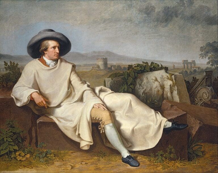 goethe in the roman campagna
