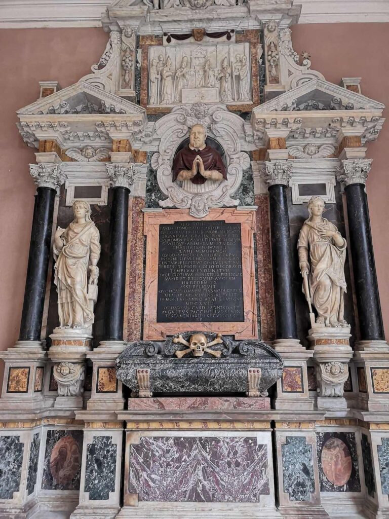 The Tomb of Cardinal Paolo Sfondrato in Santa Cecilia in Trastevere
