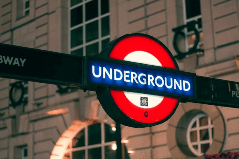 underground stop in london