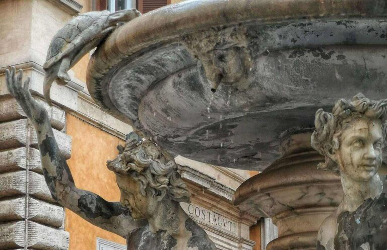 Turtle Fountain Piazza Mattei Rome