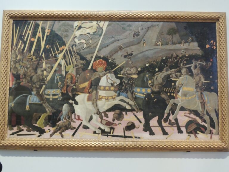 Paolo Uccello's The Battle of San Romano in London's National Gallery
