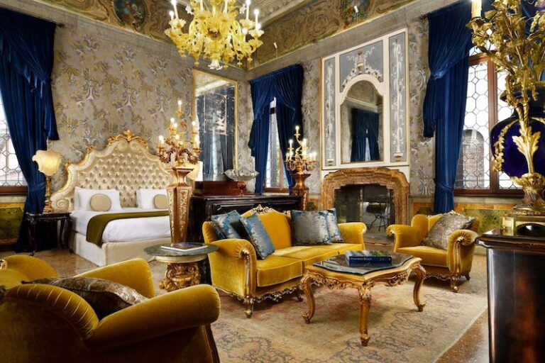 Incredibly plush interiors make Palazzo Venart in venice stand out