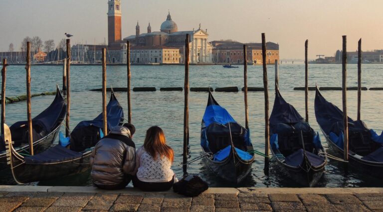 venice gondolas
