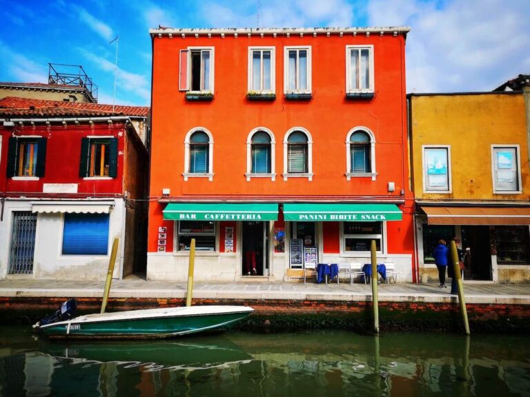 a view of murano island in venice