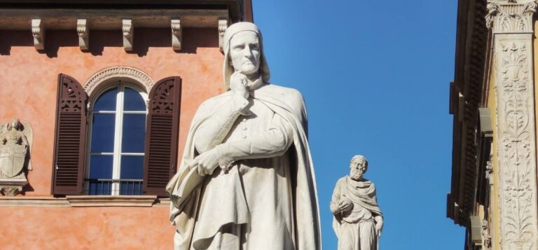 dante sculpture in verona