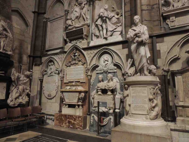 poet's corner in westminster abbey