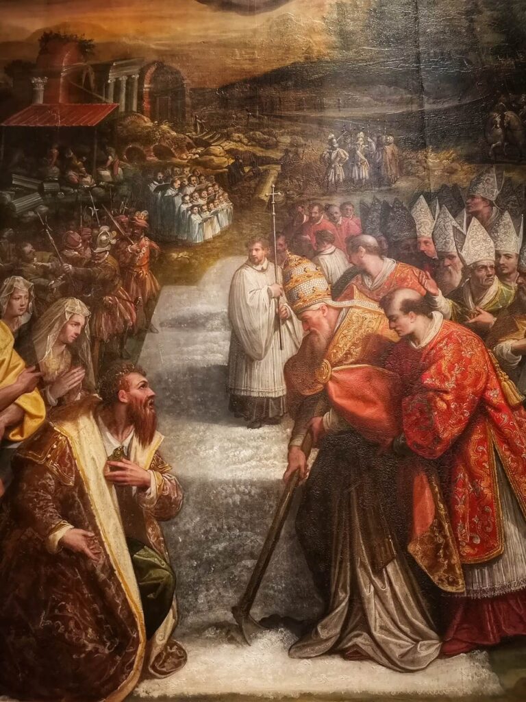 Jacopo Zucchi's Miracle of the Snow at the Vatican Pinacoteca