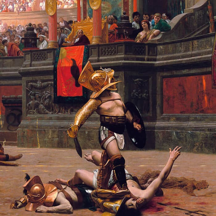 Gerome Pollice Verso painting