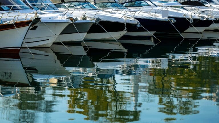Private Yachts docked int he Bosphorus