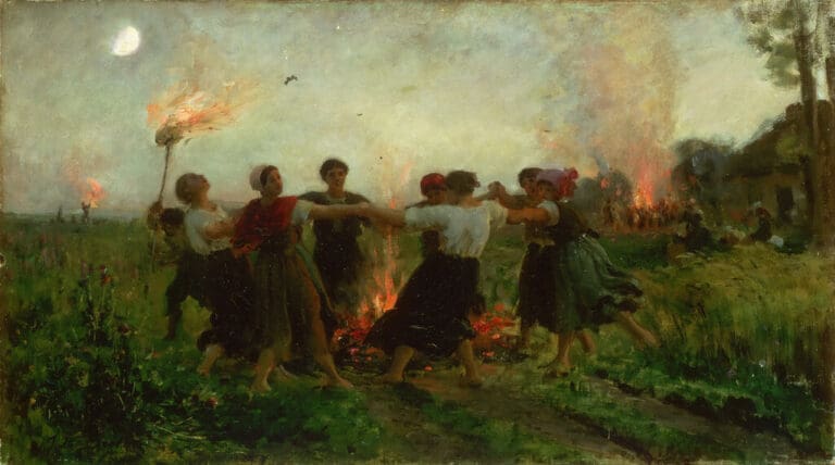 the fest of saint john by jules breton