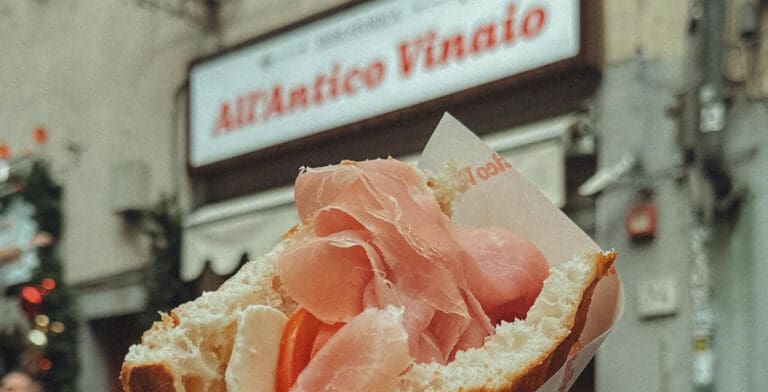 al antico vinaio is the best place in florence for a schiacciata