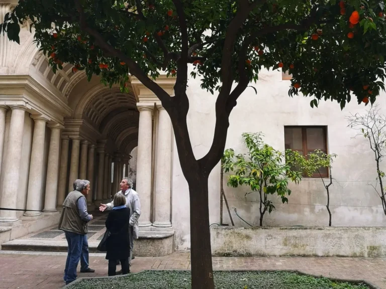 the garden of palazzo spada in rome